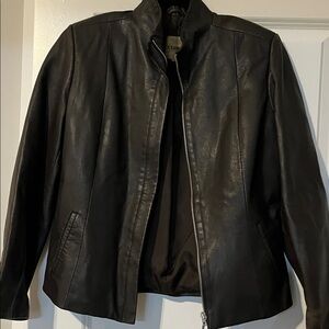 Dark Brown Genuine Leather Jacket